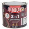 Грунт-эмаль по ржавчине 3в1 серая, 2 кг Olecolor