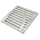 Изображение товара Решетка водоприемная стальная оцинкованная Standartpark Basic РВ-28.28 серая 280х280х20 мм