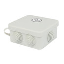 Коробка уравнивания потенциалов накладная серая IP55 85x85x40 мм Hegel