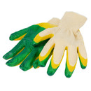 Перчатки х/б с двойным обливным латексным покрытием