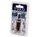 Изображение товара Коронка алмазная Yoko по кафелю и стеклу 25 мм с центрирующим сверлом