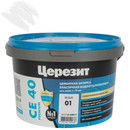 Затирка цементная Церезит СЕ40 белая №01 2кг_1