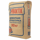 Штукатурка цементная для внутренних работ Praktik 30 кг