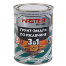 Грунт-эмаль по ржавчине 3 в 1 Master Prime шоколадная молотковая 0,9 л