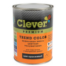 Эмаль акриловая универсальная Clever оранжевая полуматовая 1кг_1