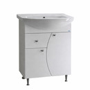 Изображение товара Тумба напольная Lindis Персей 60 с раковиной Уют 600 белый