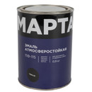 Эмаль ПФ-115 Марта черная глянцевая 0,9кг_1