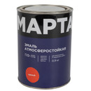 Изображение товара Эмаль ПФ-115 Марта красная глянцевая 0,9кг