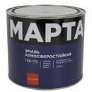 Изображение товара Эмаль ПФ-115 Марта красная глянцевая 1,9кг