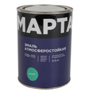 Изображение товара Эмаль ПФ-115 Марта зеленая глянцевая 0,9кг