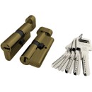 Изображение товара Цилиндровый механизм Palladium 80 35х45 ключ-вертушка античная бронза