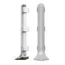 Угол наружный Bonkeel ПЛ80 ПВХ серый