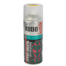 Грунт-эмаль по ржавчине аэрозольная Kudo желтая (RAL 1018) матовая 0,52л