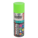 Изображение товара Эмаль аэрозольная акриловая флуоресцентная Kudo зеленая матовая 0,52л
