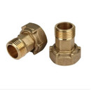 Изображение товара Комплект присоединительный Itelma Ду=15 мм 1/2” (2 штуцера, 2 гайки) 