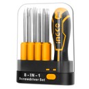 Изображение товара Отвертка со сменными стержнями Cr-V 8 предметов Ingco