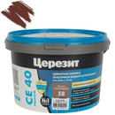 Изображение товара Затирка цементная Церезит СЕ40 темно-коричневая №58 2кг
