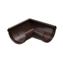 Угловой элемент желоба 90˚ Docke Lux шоколад