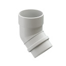 Колено трубы 45˚ Docke Lux пломбир_1