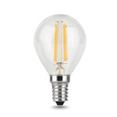 Лампа светодиодная Gauss Filament шар прозрачная 9Вт E14 нейтральный белый свет 4100K