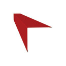 Изображение товара Планка угла наружного Металл Профиль красное вино 50х50х3000 мм