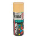 Эмаль аэрозольная Kudo бежевая глянцевая 0,52л_1