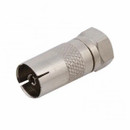 Изображение товара Переходник F штекер-TV гнездо металл