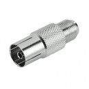 Изображение товара Переходник F гнездо-TV гнездо металл