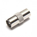 Изображение товара Переходник антенный штекер-штекер металл
