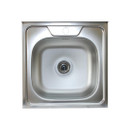 Изображение товара Мойка накладная 500х500х130 сталь нержавеющая AISI 430 без сифона Владикс V-406