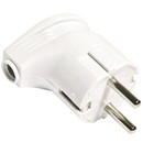 Изображение товара Вилка угловая с/з 16А белая UNIVersal