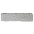 Искусственный камень Старый кирпич 250х65 мм, белый