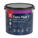 Краска для гостиных и спален Tikkurila Euro Matt 3 белая база А 2,7 л