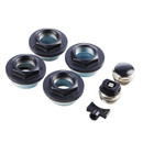 Комплект монтажный Royal Thermo 1”х1/2" черный