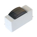 Изображение товара Щит распределительный навесной с дверцей ЩРН-П-2 IP 30 140х85х59 мм 2 модуля