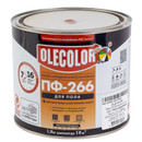 Эмаль ПФ-266 для пола Olecolor желто-коричневая глянцевая 1,9кг