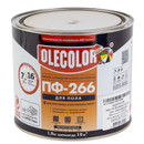 Эмаль ПФ-266 для пола Olecolor золотистая глянцевая 1,9кг_1