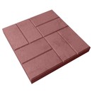 Изображение товара Плитка тротуарная 8 кирпичей 400х400х50мм красная