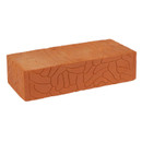 Кирпич рядовой одинарный полнотелый М125 рельефный Чайковский_1