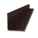 Планка примыкания верхняя 250х147х2000 (NormanMP-8017-01-0,5 мм) коричневый шоколад