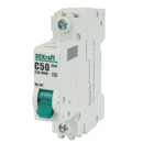 Выключатель автоматический однополюсный C 50А 4.5кА DEKraft_1