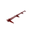 Изображение товара Снегозадержатель трубчатый усиленный (RAL3005) красное вино 3м