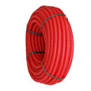 Изображение товара Трубка гофрированная 25 мм на 16 трубу красная бухта 100м