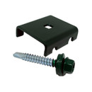 Комплект крепления для 3D заборов зеленый_1