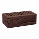 Кирпич облицовочный полуторный пустотелый М-150, Темный шоколад ручная формовка, КС-Керамик
