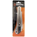 Изображение товара Нож с выдвижным лезвием Вихрь 18 мм металлический корпус