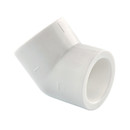 Изображение товара Угольник полипропиленовый 40мм 45° соединительный RTP