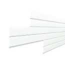 Изображение товара Сайдинг металлический Lбрус 15х240мм (RAL 9003) белый 3м