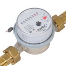 Изображение товара Счетчик воды Пульс Ду-15 Qn=1,5 м3/час L=110мм (со штуцерами)