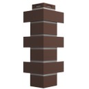 Угол наружный Docke Флемиш 174х174х420мм коричневый_1